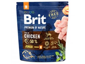 Krmivo Brit Premium by Nature Junior M 1kg