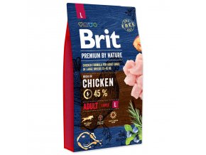 Krmivo Brit Premium by Nature Adult L 8kg