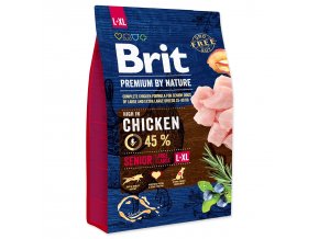 Krmivo Brit Premium by Nature Senior L+XL 3kg