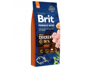 Krmivo Brit Premium by Nature Sport 15kg