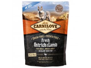 Krmivo Carnilove Dog Small Breed Fresh Ostrich & Lamb 1,5kg