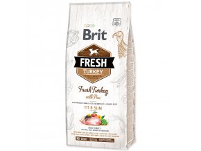 Krmivo Brit Fresh Turkey with Pea Light Fit & Slim 12kg