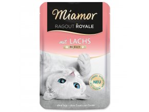 Kapsička Miamor Ragout Royale Adult losos v želé 100g