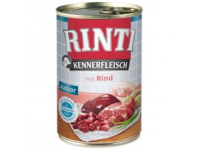 Konzerva Rinti Kennerfleisch Junior hovězí 400g