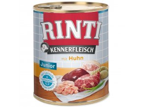 Konzerva Rinti Kennerfleisch Junior kuře 800g