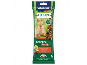 Tyčinky Vitakraft Emotion Kracker králík, s ovocem 2ks