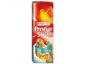 Tyčinky Versele-Laga Prestige kanár, s exotickým ovocem 60g 2ks