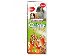 Tyčinky Versele-Laga Crispy králík a morče, s ovocem 110g 2ks