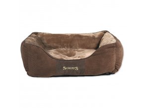 Pelech Scruffs Chester Box Bed čokoládový M 60x50cm