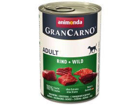 Konzerva Animonda Gran Carno Adult hovězí a zvěřina 400g