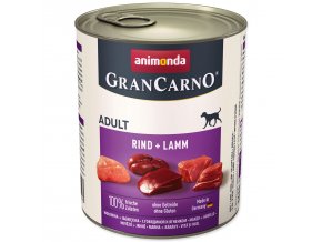 Konzerva Animonda Gran Carno Adult hovězí a jehně 800g