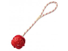 Hračka Trixie míč plovoucí gumový na provazu 4,5cm