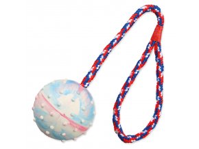 Hračka Trixie míč gumový na provazu 6cm