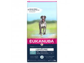 Krmivo EUKANUBA Adult Large & Giant Grain Free Ocean Fish 12kg