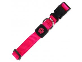 Obojek Active Dog Premium M růžový 2x34-49cm