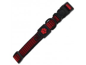 Obojek Active Dog Strong M červený 2x34-49cm