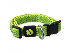 Obojek Active Dog Mellow S limetka 2,5x28-40cm