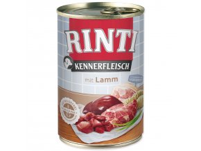 Konzerva Rinti Kennerfleisch Adult jehně 400g