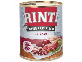 Konzerva Rinti Kennerfleisch Adult kachní srdce 800g