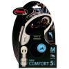 Vodítko Flexi New Comfort páska M černé 5m