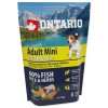 Krmivo Ontario Adult Mini Fish & Rice 0,75kg