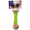 Hračka BeFun žirafa plyšová s TPR gumou pro štěně 17cm