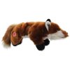 Hračka Dog Fantasy Plush liška pískací černé tlapky 45cm