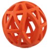 Hračka Dog Fantasy míček děrovaný oranžový 12,5cm