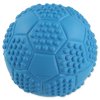 Hračka Dog Fantasy míček fotbal s bodlinami pískací mix barev 7cm