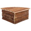 Domek Small Animals Rohový dřevěný s kůrou 30x30x16cm