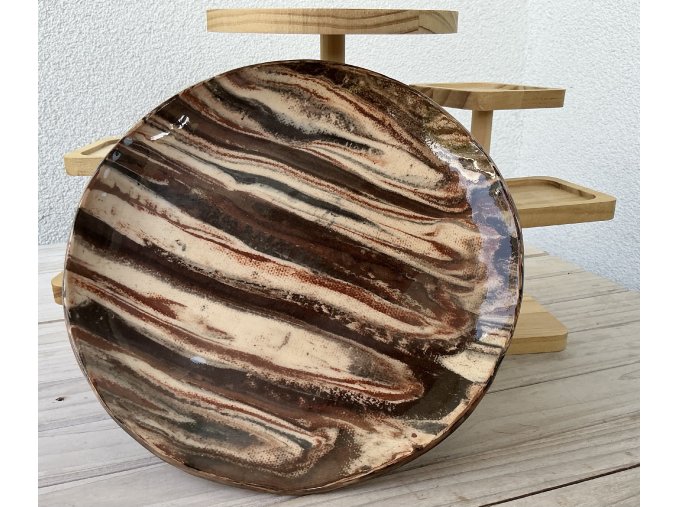 Miska a šálky podľa techniky Nerikomi