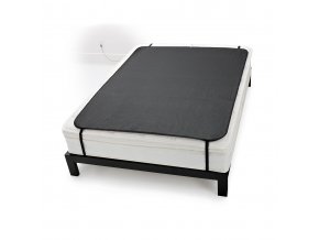 black sleep mat large on bed 1