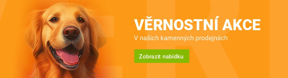 Věrnostní akce v prodejnách U Zlatého retrívra