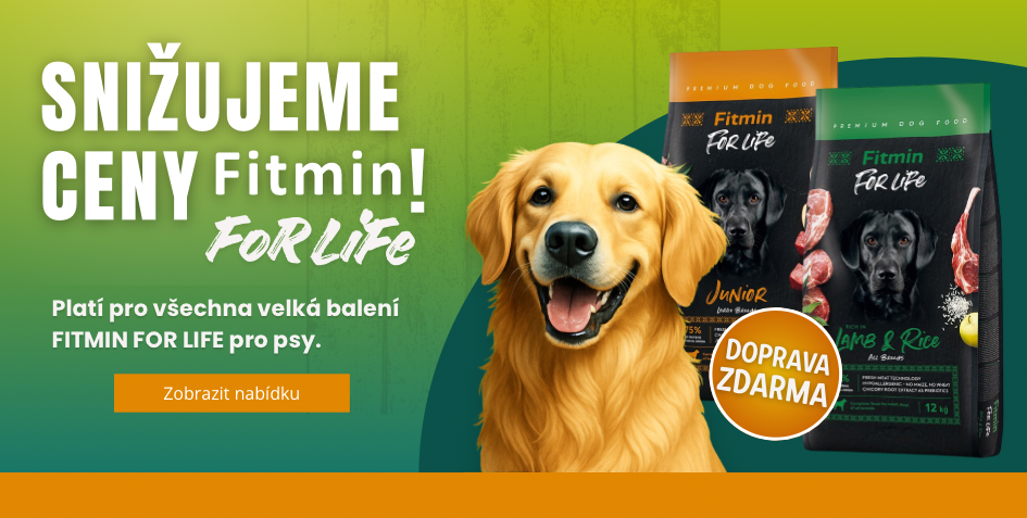 Snižujeme ceny Fitmin For Life pro psy