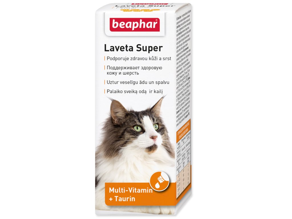 Beaphar Laveta Super pro kočky - U Zlatého retrívra.cz