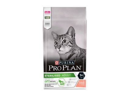 Pro Plan Cat Sterilised Optirenal - losos (Varianta - původní 10 kg (v akci 4+1 zdarma vychází 1 balení na 1455,20 Kč*))