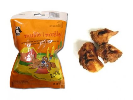 Mušle - vepřová záouška (Varianta - původní 200 g)