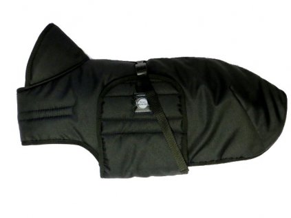 Zimní zateplená vesta s límcem - černá (Varianta - původní 60 cm)