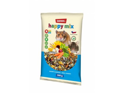 Darwin´s Happy Mix pro drobné hlodavce (Varianta - původní 500 g)