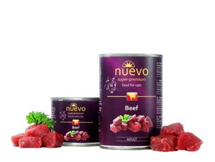 Nuevo Cat Beef - hovězí (Varianta - původní 400 g)