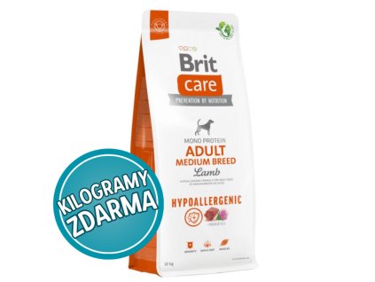 Brit Care Adult Medium Lamb 12+2