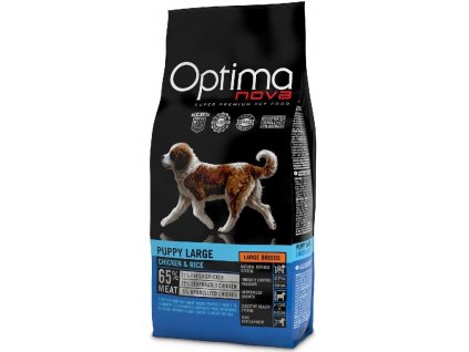 OPTIMAnova Puppy Large - kuře a rýže (Varianta - původní 2 kg)