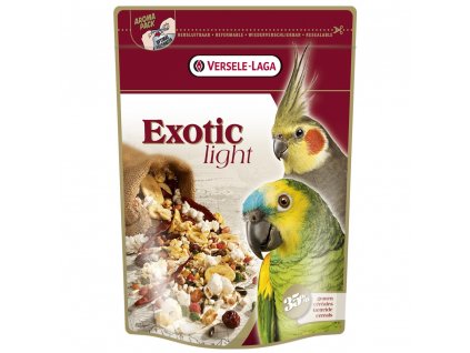 Exotic LIGHT - směs pro střední a velké papoušky (Varianta - původní 750 g)