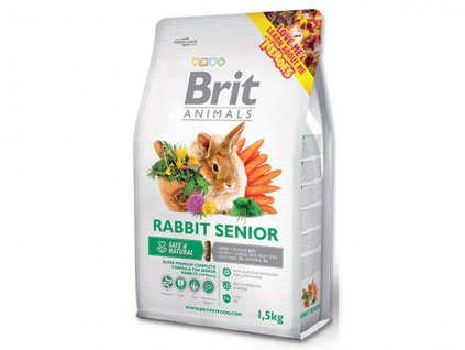 Brit Animals Rabbit Senior (Varianta - původní 1,5 kg)