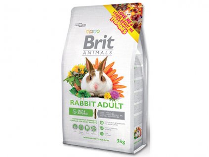 Brit Animals Rabbit Adult (Varianta - původní 3 kg)