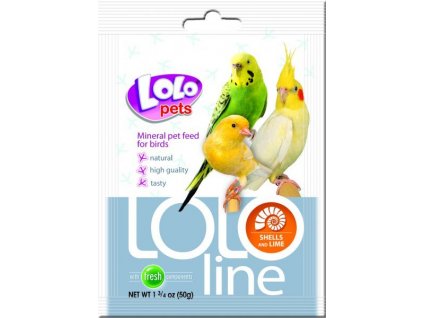 Lolo pets - mušle a vápník pro ptáky (Varianta - původní 50 g)