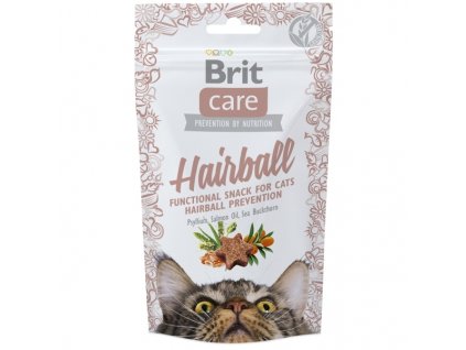 Brit Care Cat Snack Hairball - s kachnou (Varianta - původní 50 g)