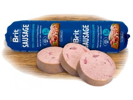 Brit sausage Chicken&Lamb (Varianta - původní 800 g)