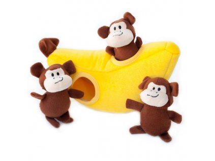 Opice v banánu (Varianta - původní 25x13x10 cm)