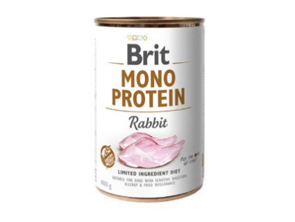 Brit Mono Protein králík (Varianta - původní 400 g)